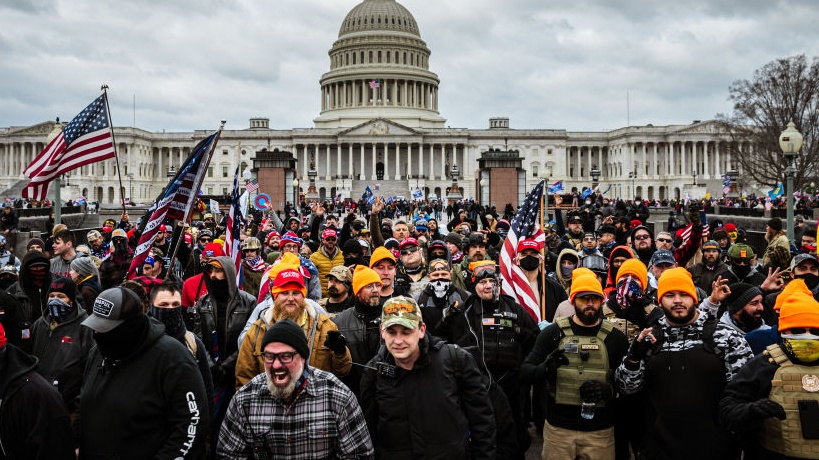 Dozens Gather Outside Of Washington, DC, Jail To Pray In Support Of Capitol Rioters