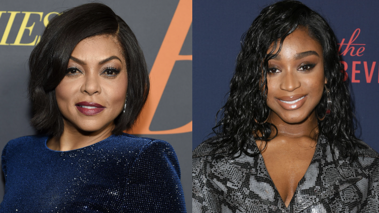 Taraji P. Henson And Normani Hilariously React To Getting Sprayed With Water During Game Show