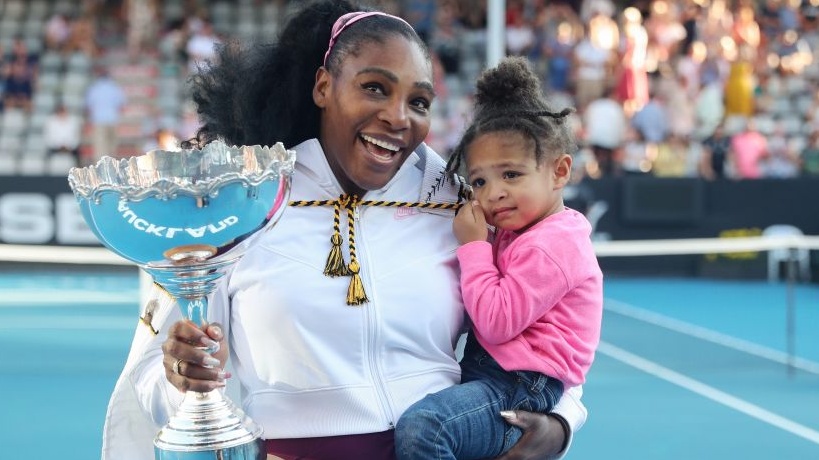 Serena Williams' Daughter Olympia Flaunts Impressive Backhand