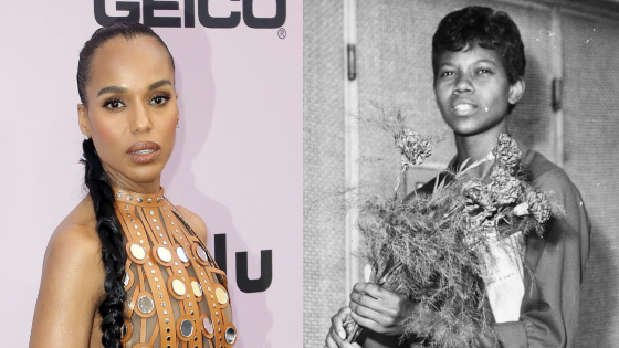 Kerry Washington Honors Olympian Wilma Rudolph In Spot-On Re-Created Photo