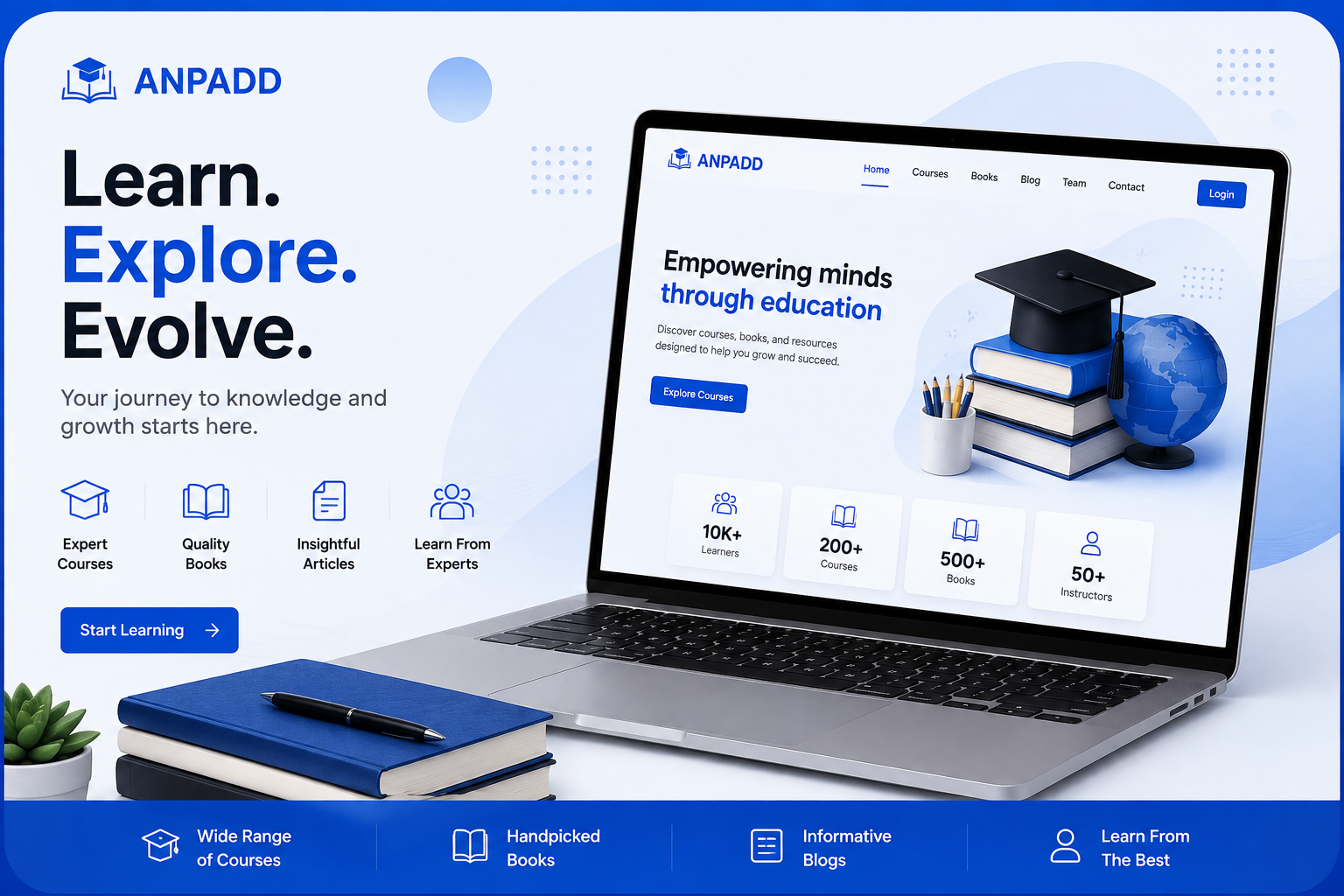 Anpadd (E-learning) project preview