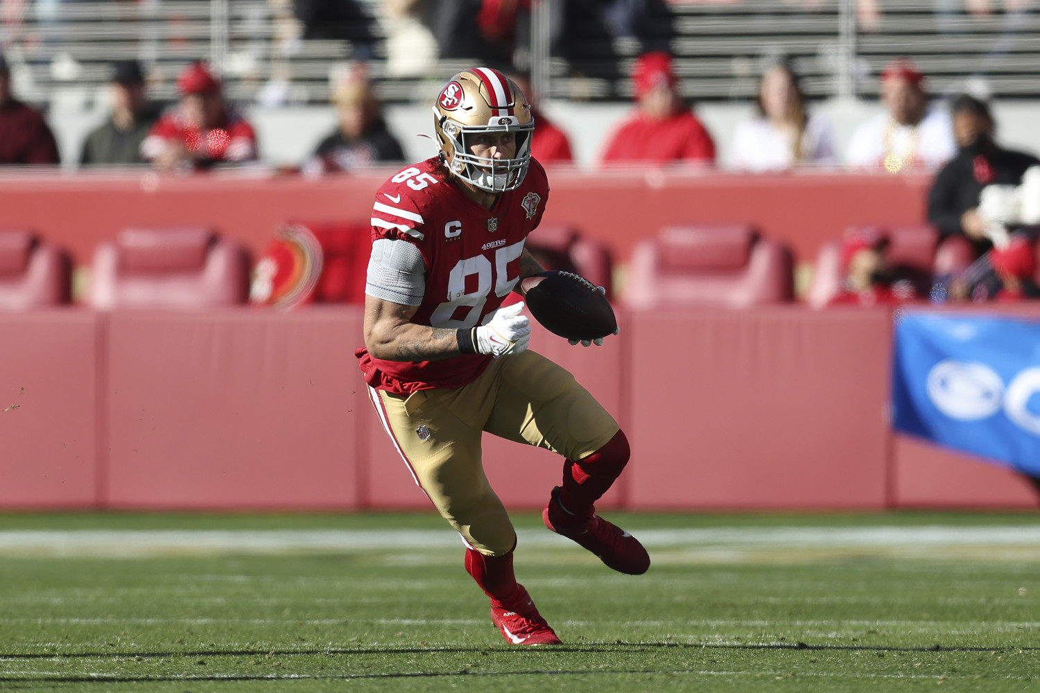 49ers' George Kittle relishes final word on 'body-bag game' vs. Rams