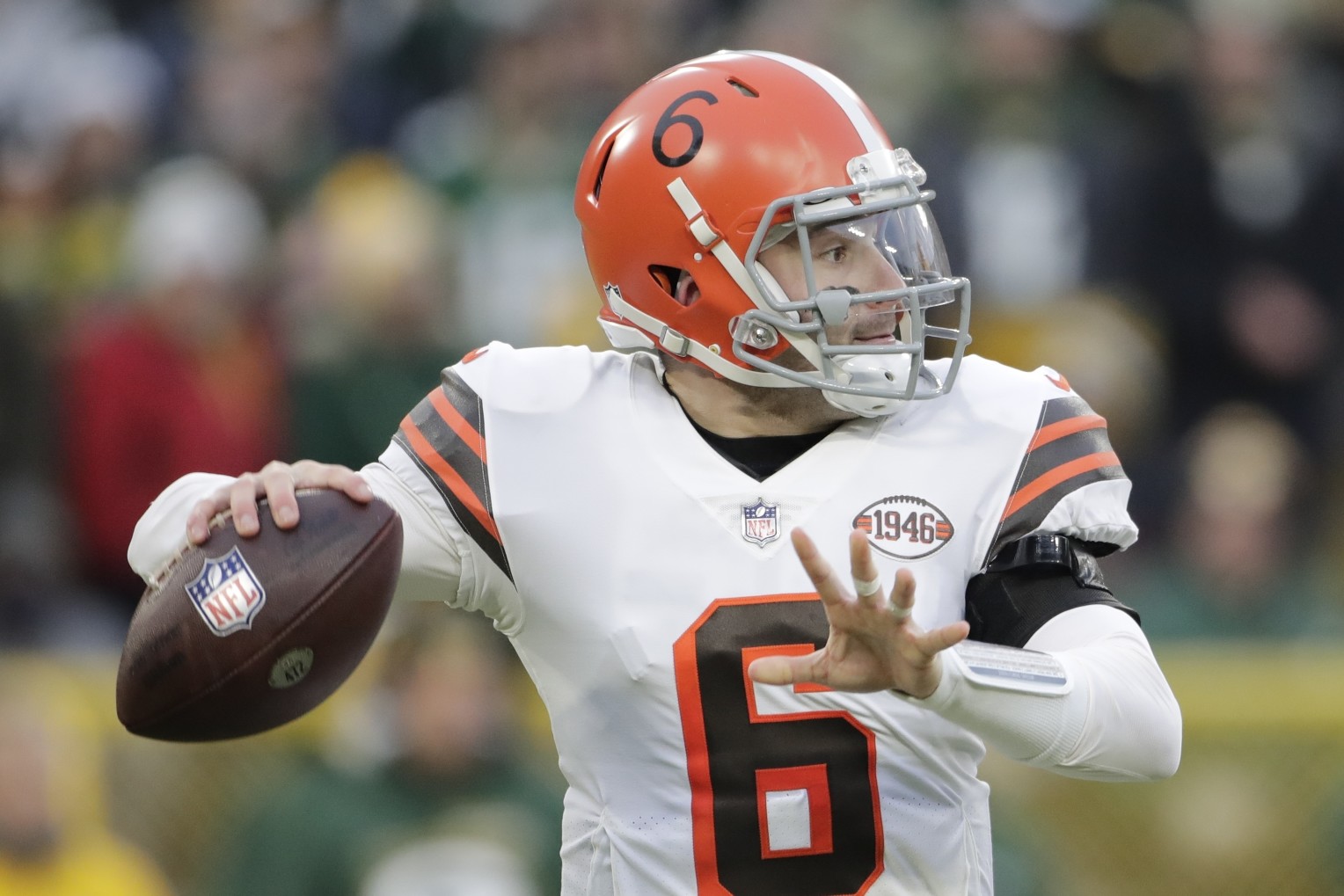 Browns not blaming Baker Mayfield's hand injury after loss to Steelers