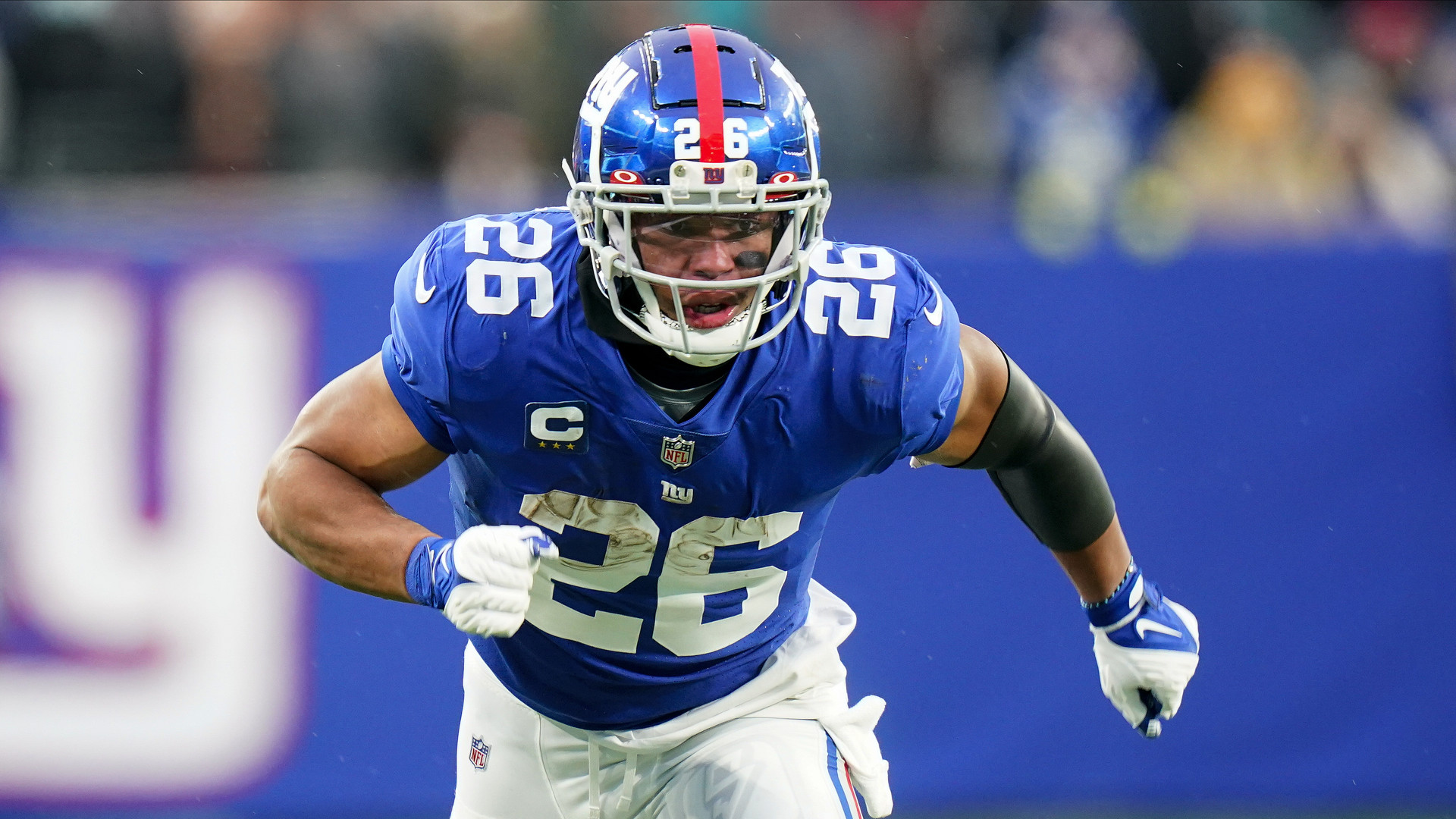 PFF on X: The Giants will place the Franchise Tag on Saquon