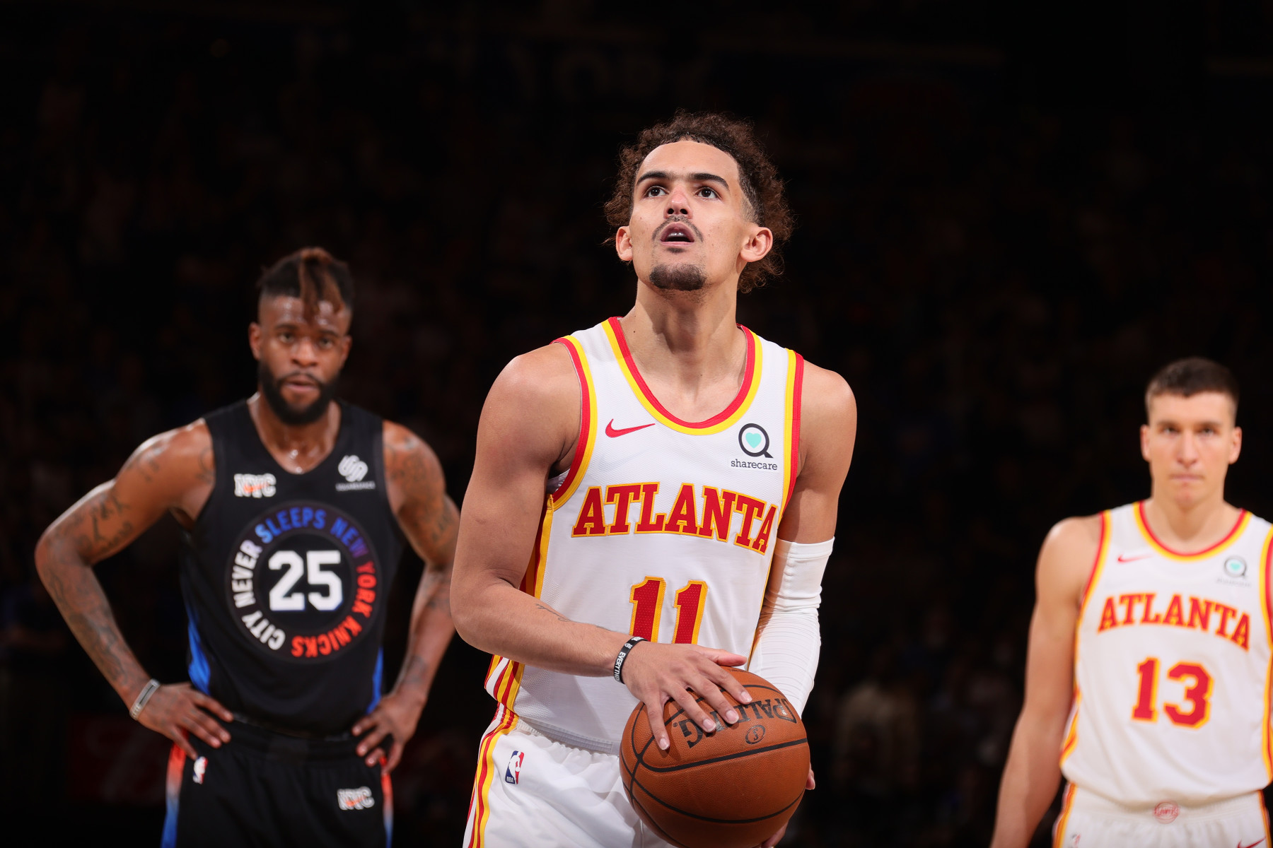 Trae Young says he couldn't hear boos from Knicks fans - Sports