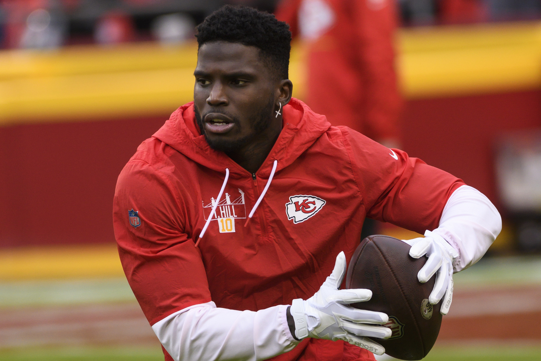 KC Chiefs' Tyreek Hill heel injury: Steelers NFL game Sunday