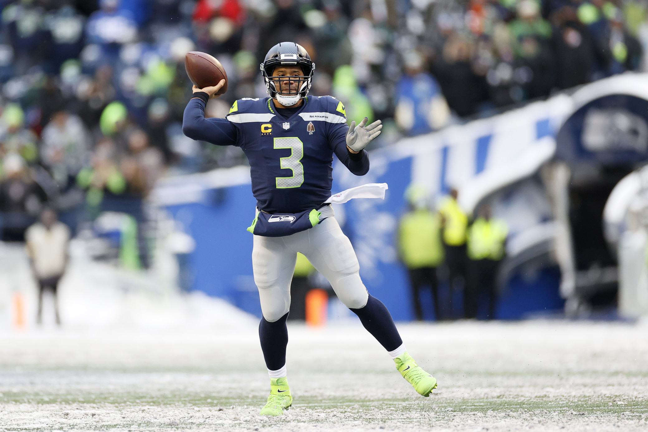 Future Attends Russell Wilson's Seahawks vs. Falcons Game