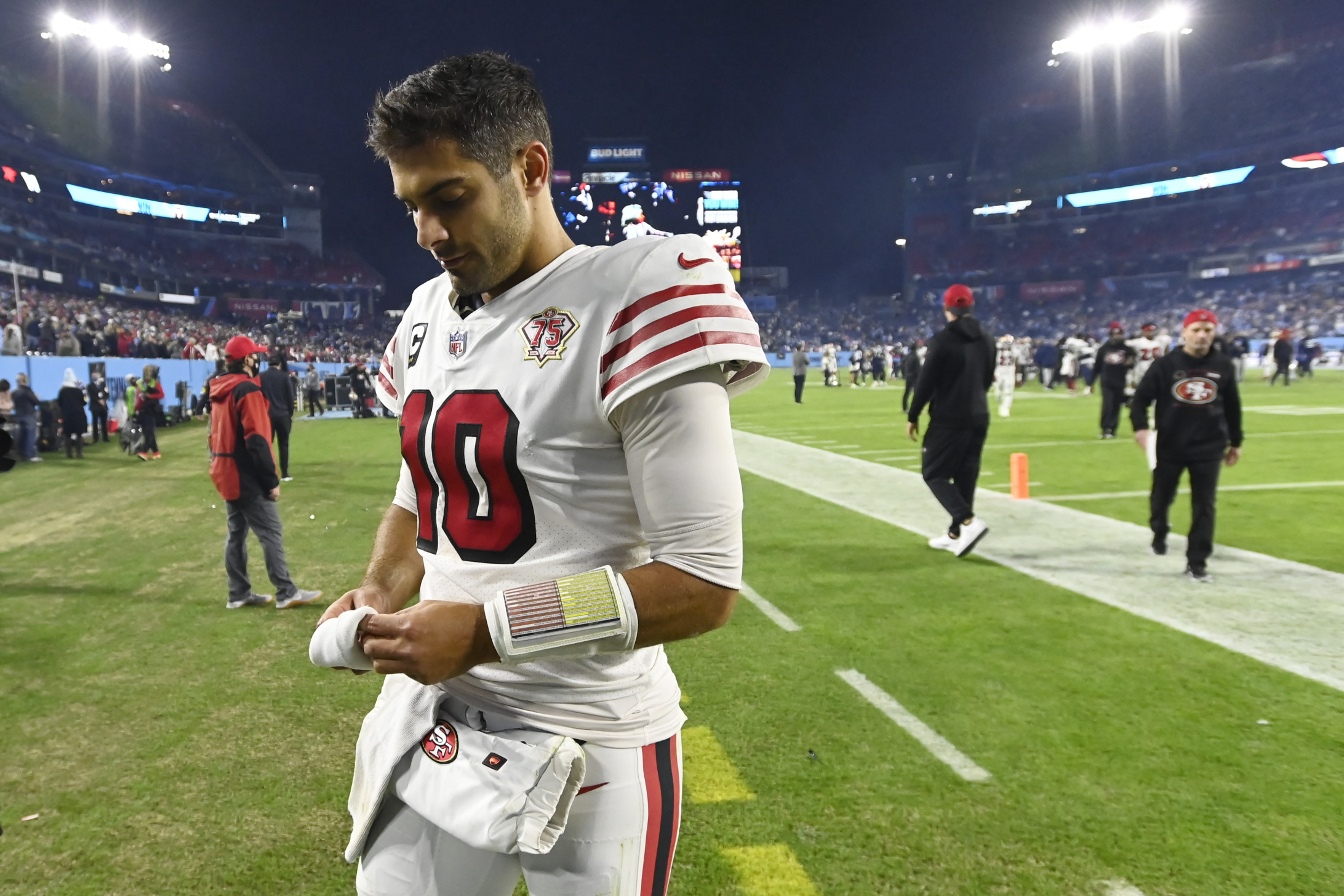 Jimmy Garoppolo Overheard Saying 'F--k the Packers' in Postgame Celebration  Video, News, Scores, Highlights, Stats, and Rumors