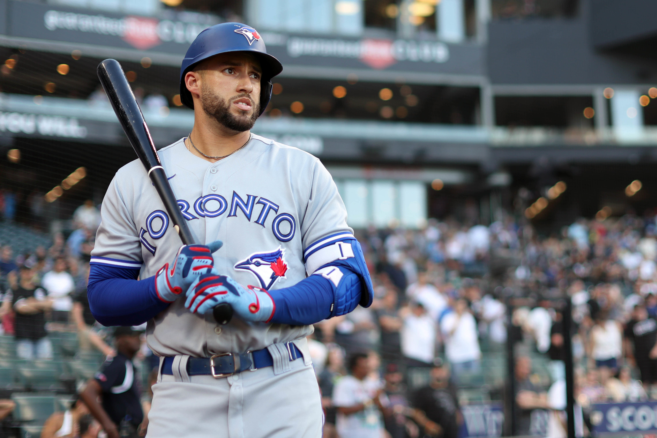 George Springer offers 5-word response to elbow injury question ahead of  Blue Jays' MLB Playoffs