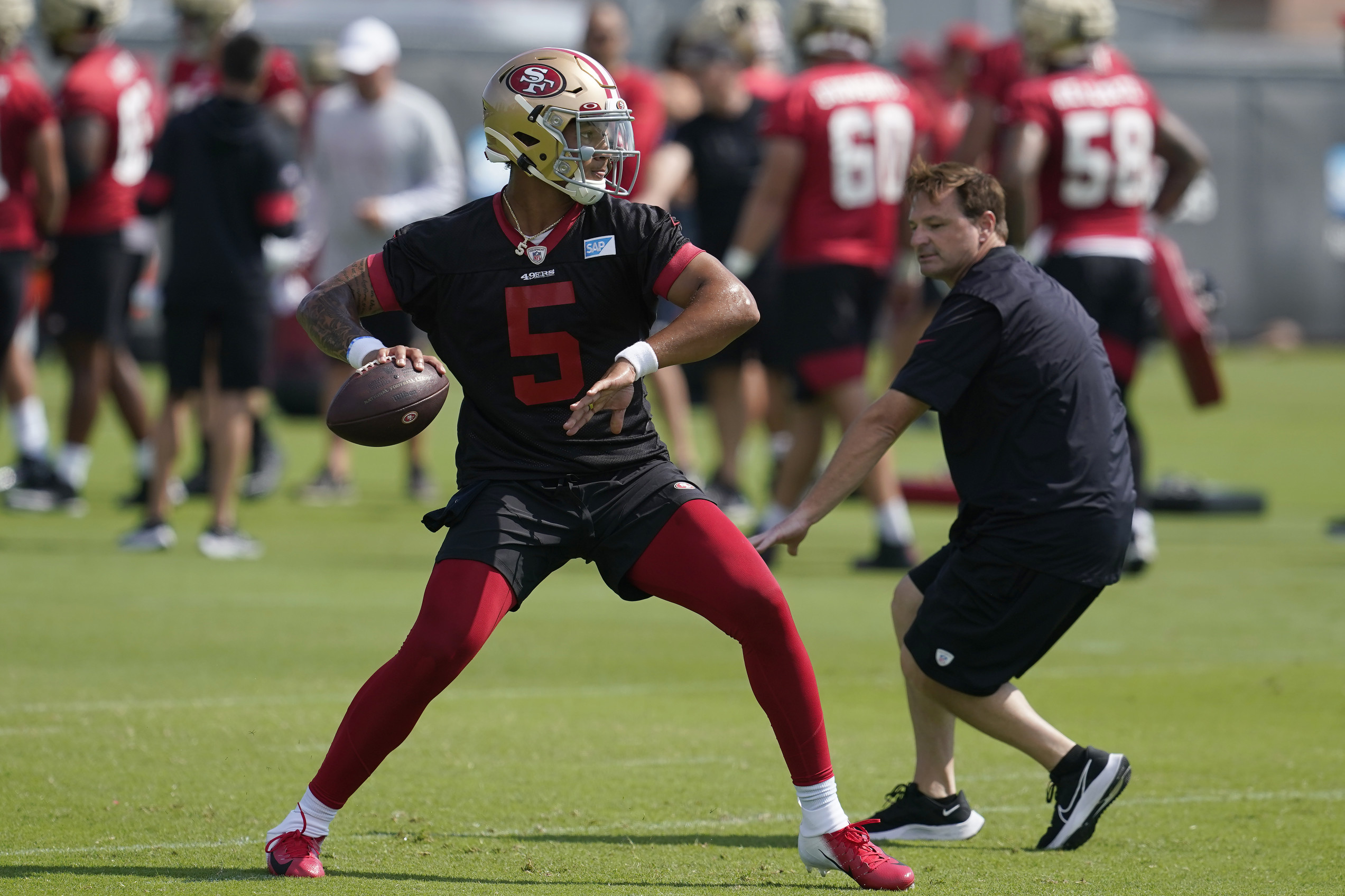 49ers on Wednesday: Garoppolo not practicing, Lance gets key reps