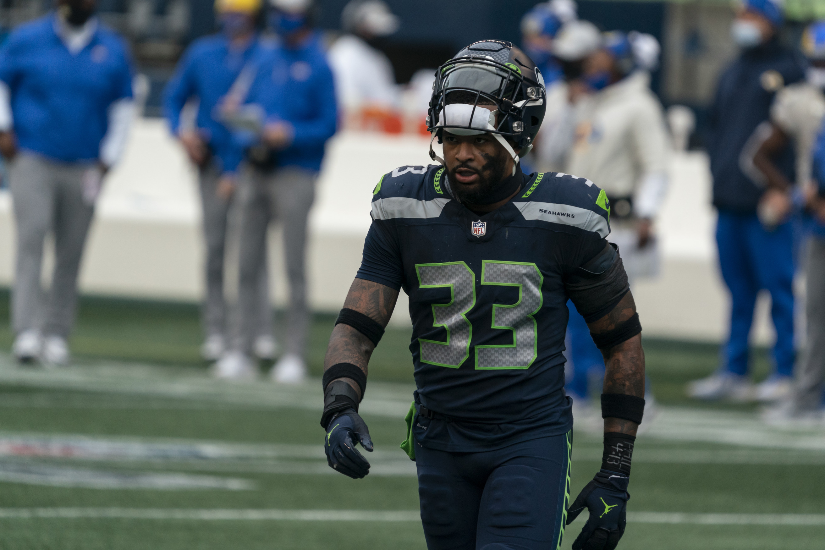 Report: Seahawks' Brown won't practice without contract extension