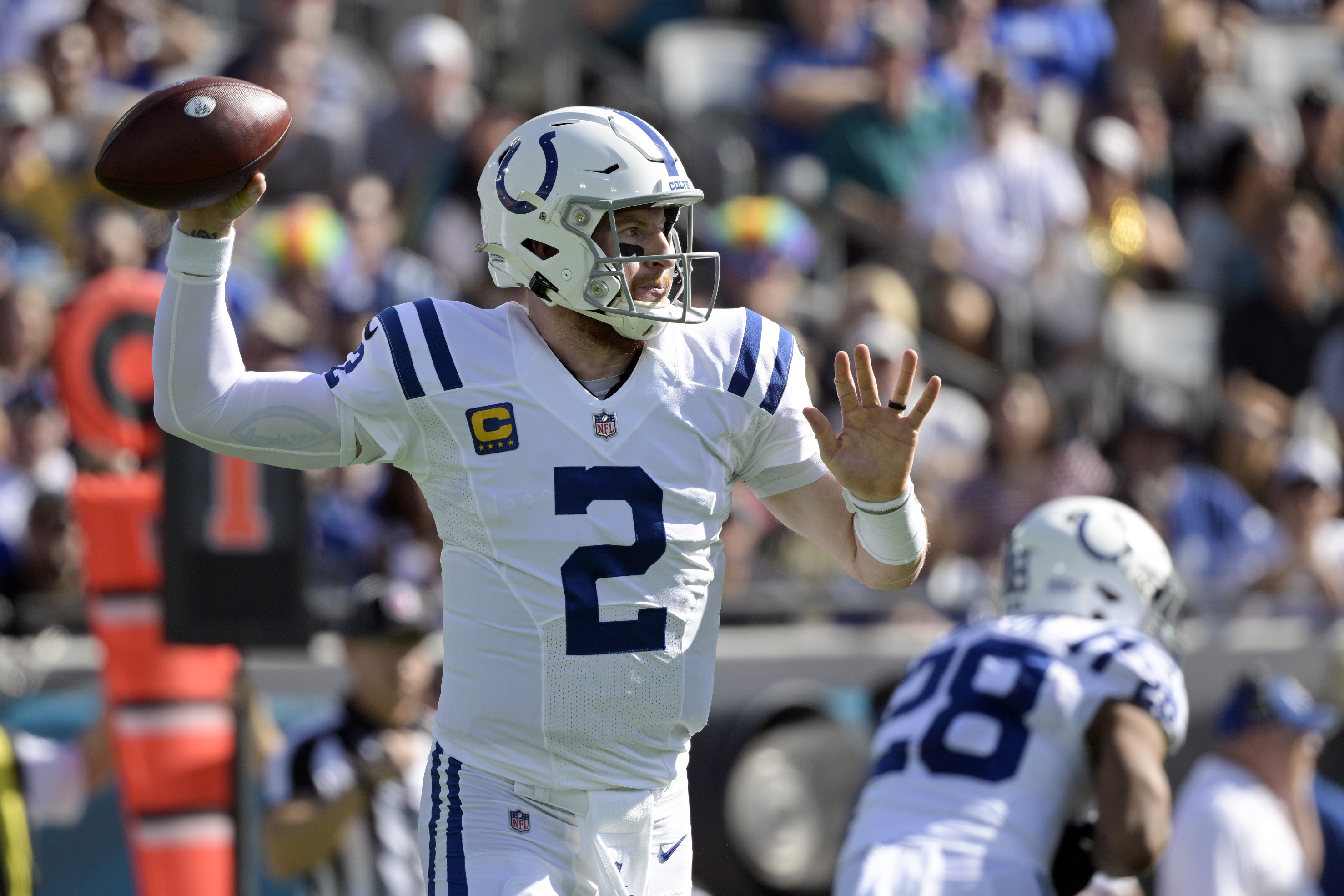 Colts lose to Raiders 23-20, have to wait to clinch playoff berth