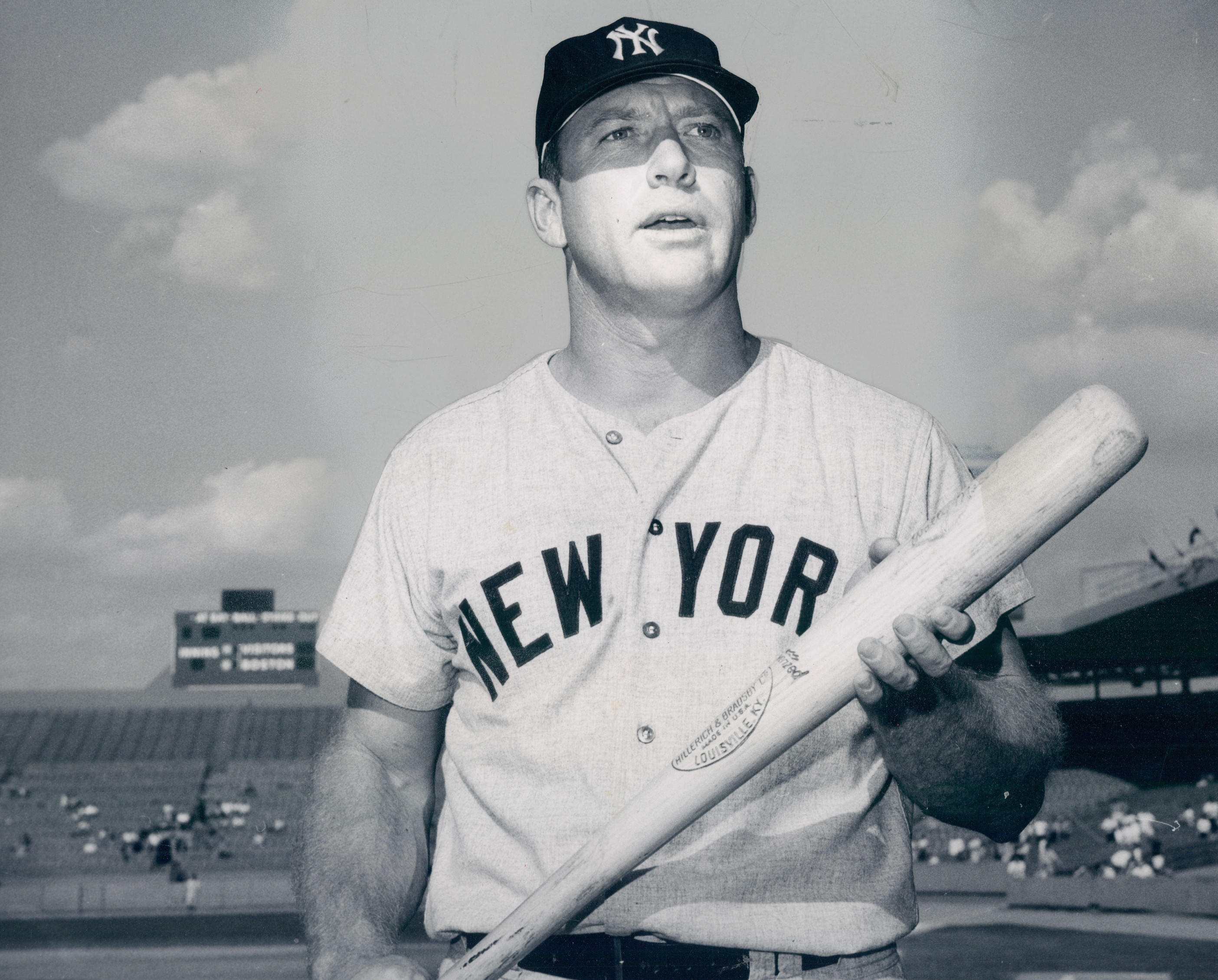 This game-worn Mickey Mantle jersey from 1958 shattered records