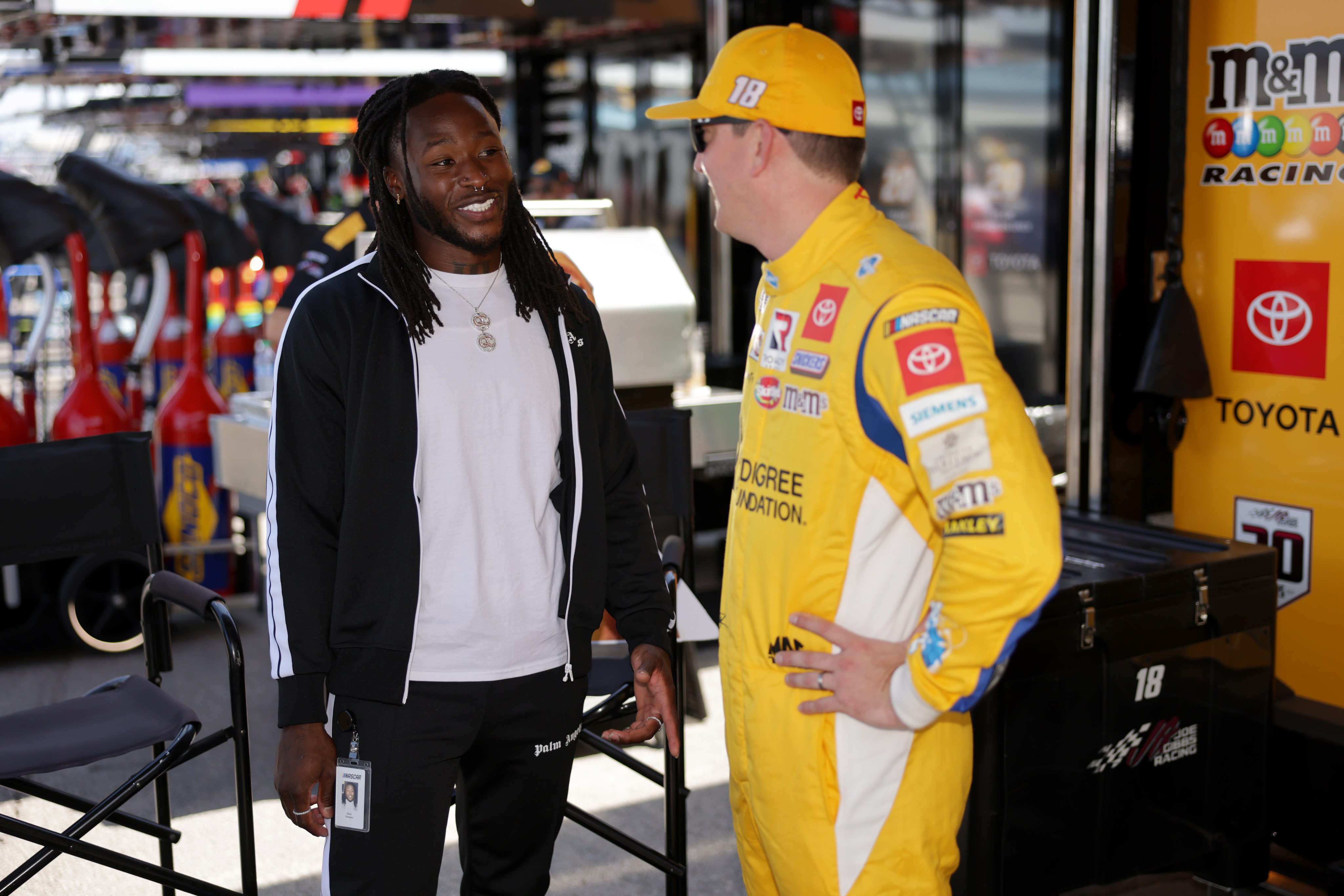 NASCAR puts hold on Alvin Kamara partnership amid NFL suspension