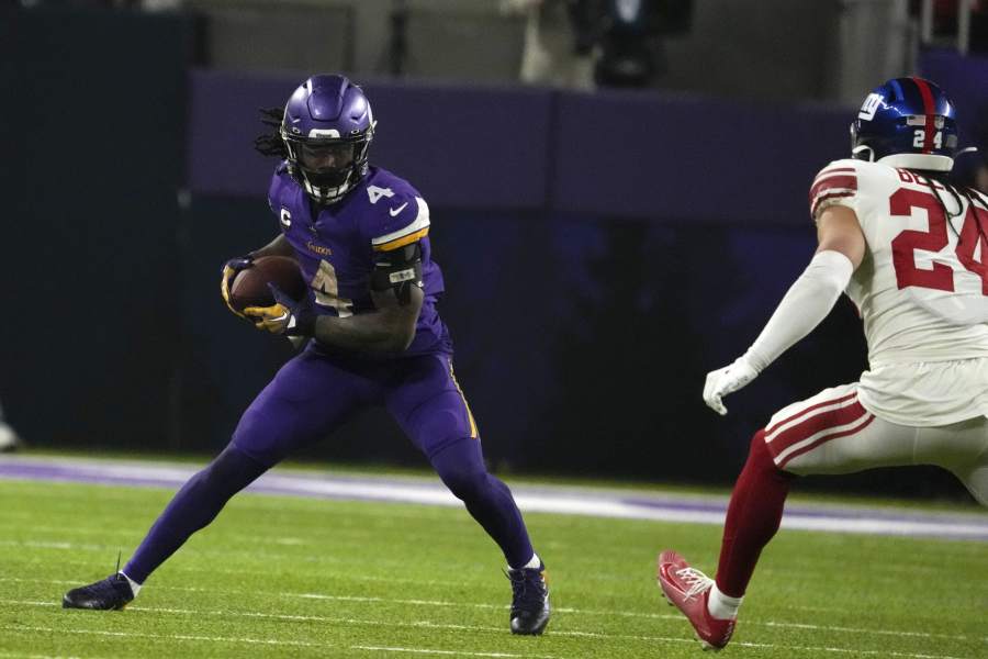 Vikings' Dalvin Cook runs through Giants in 'one of my better