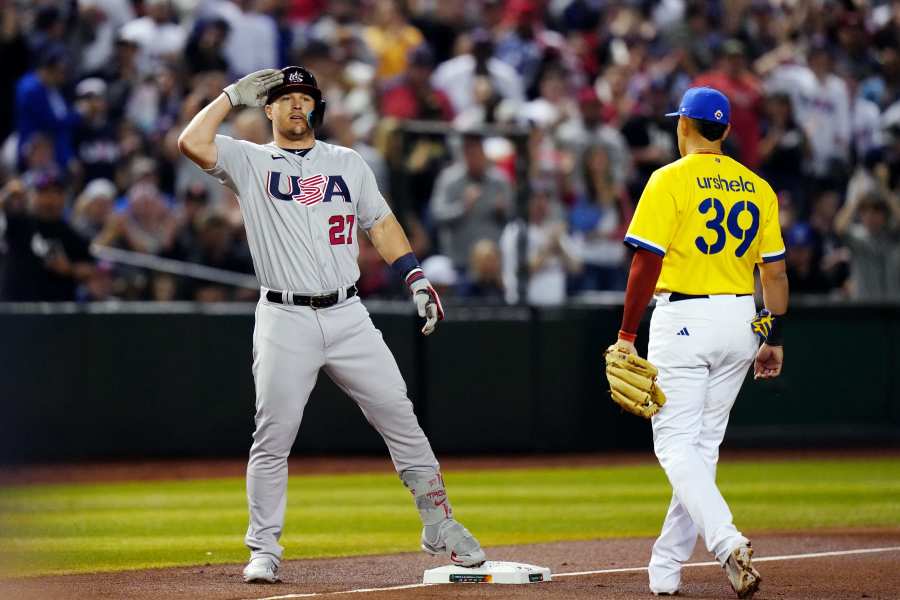 USA vs. Colombia final score, results: Team USA advances to WBC  quarterfinals behind Mike Trout, pitching