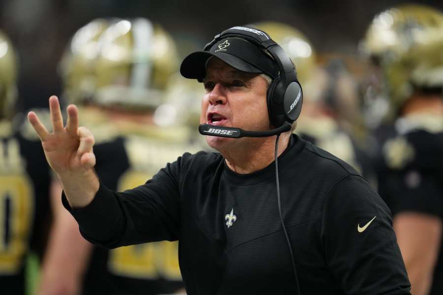 Tom Brady and Sean Payton with the Saints in 2023, the worst-kept secret  in the NFL, according to reports