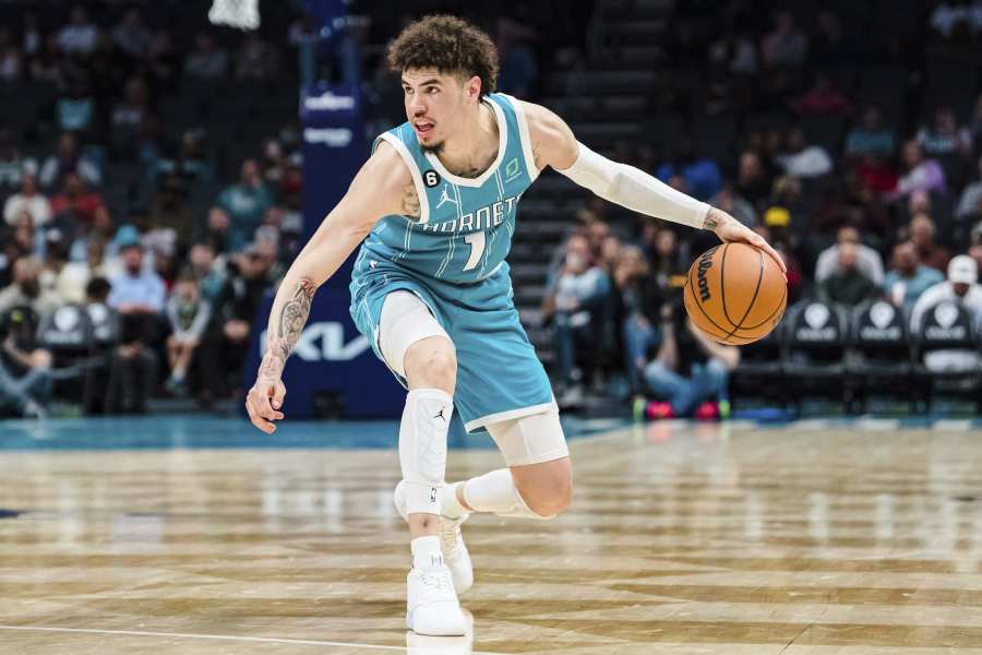 Air Jordan Lamelo Ball Hornets Icon Edition 2022 Swingman NBA