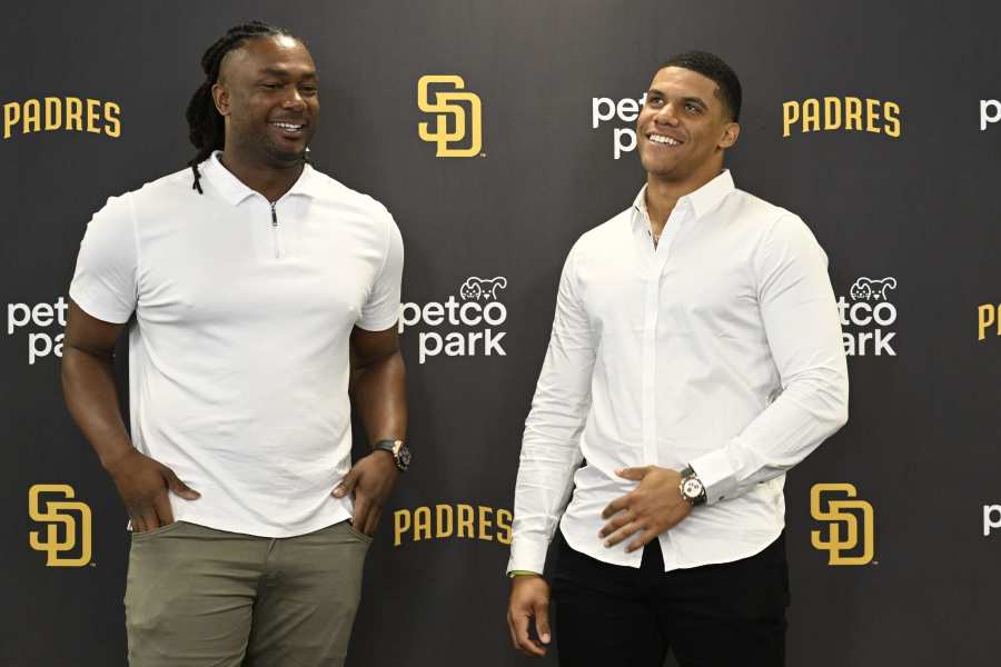 Juan Soto wishes opposing pitchers 'good luck' when facing Padres' lineup  in introductory press conference ahead of debut