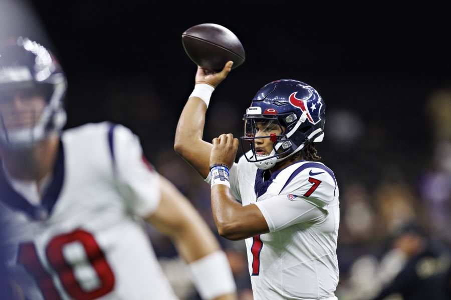 QB Stroud to start for Texans against Saints on Sunday - The San Diego  Union-Tribune