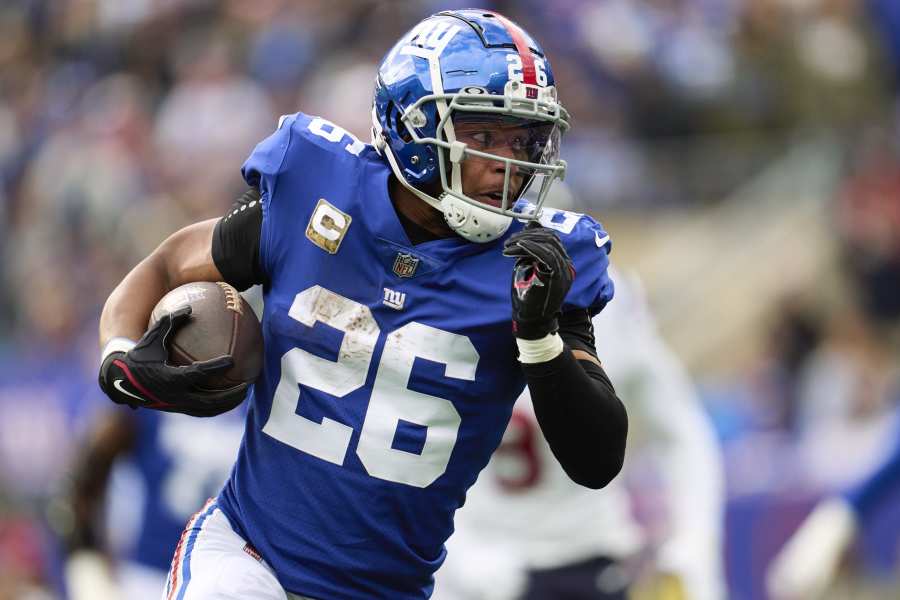 New York Giants on X: SAQUON PUNCHES IT IN 