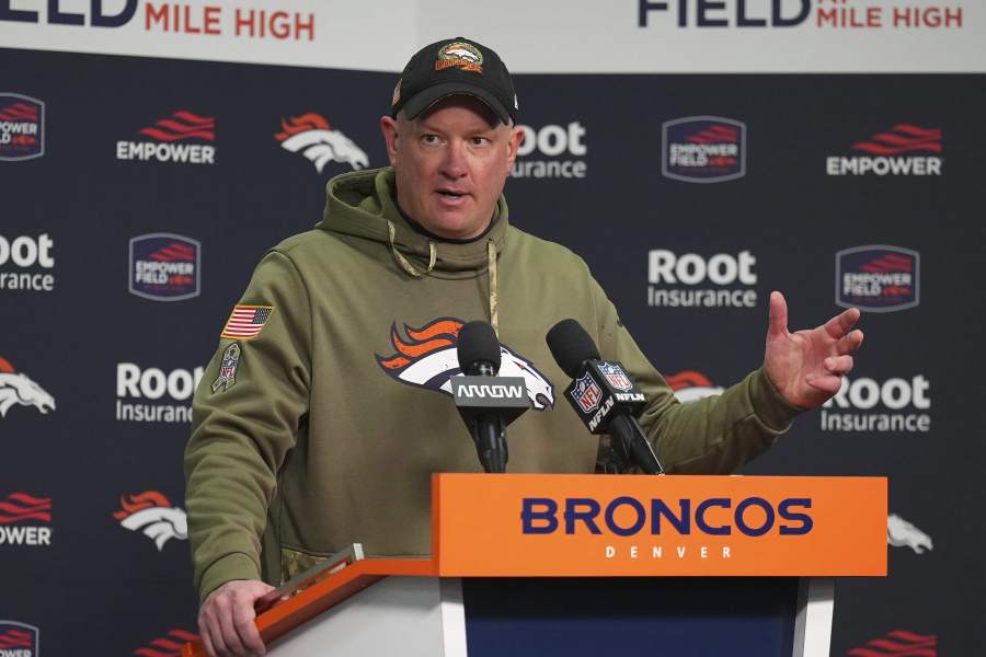 Denver Broncos sack first-year head coach Nathaniel Hackett after 4-11  start, Denver Broncos