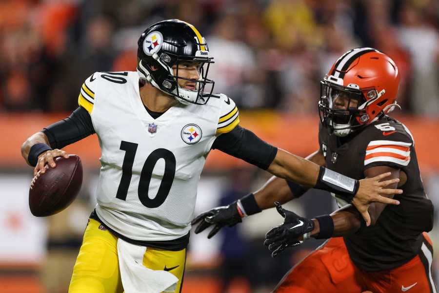 Are Steelers ready to bench Mitch Trubisky for N.J.'s Kenny Pickett after  Browns loss on Thursday Night Football? 