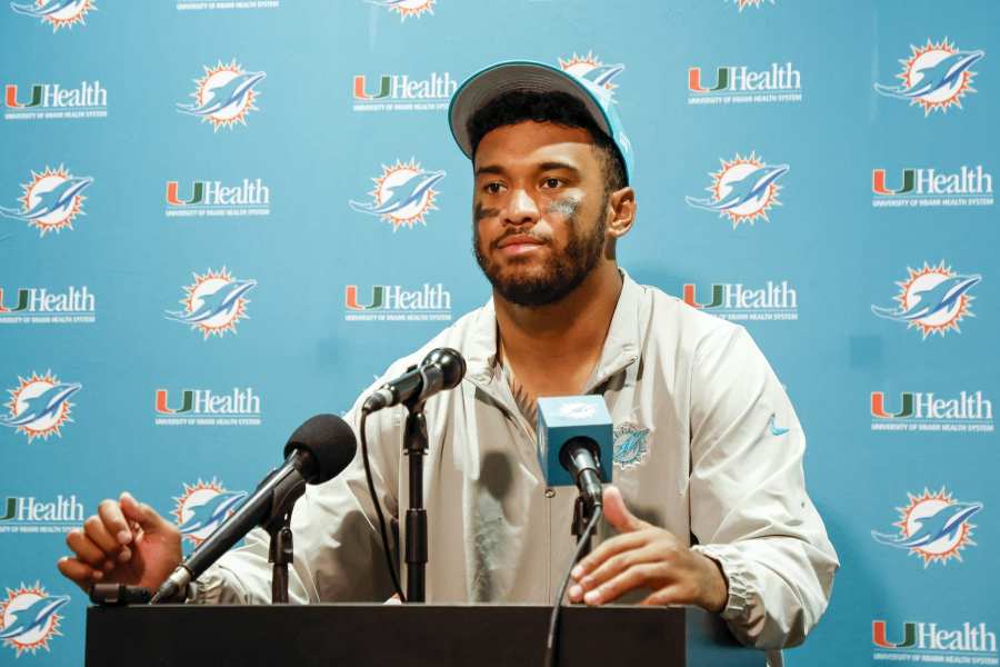 Dolphins GM Chris Grier tables Tua Tagovailoa, Christian Wilkins