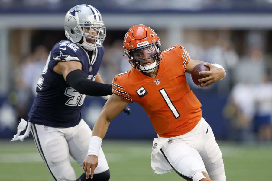 Micah Parsons, Cowboys' run defense face another test vs. Bears, QB Justin  Fields