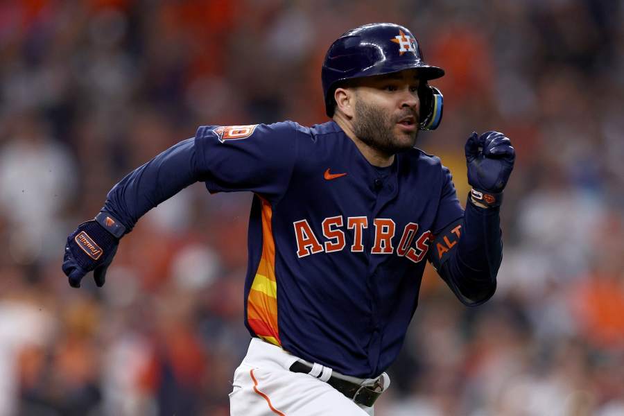 Houston Astros fan who hugged Jose Altuve charged with criminal trespass –  Houston Public Media