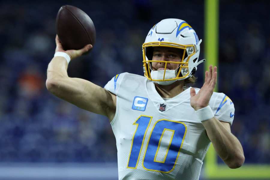 Justin Herbert looking to clinch first playoff berth for Los Angeles  Chargers 