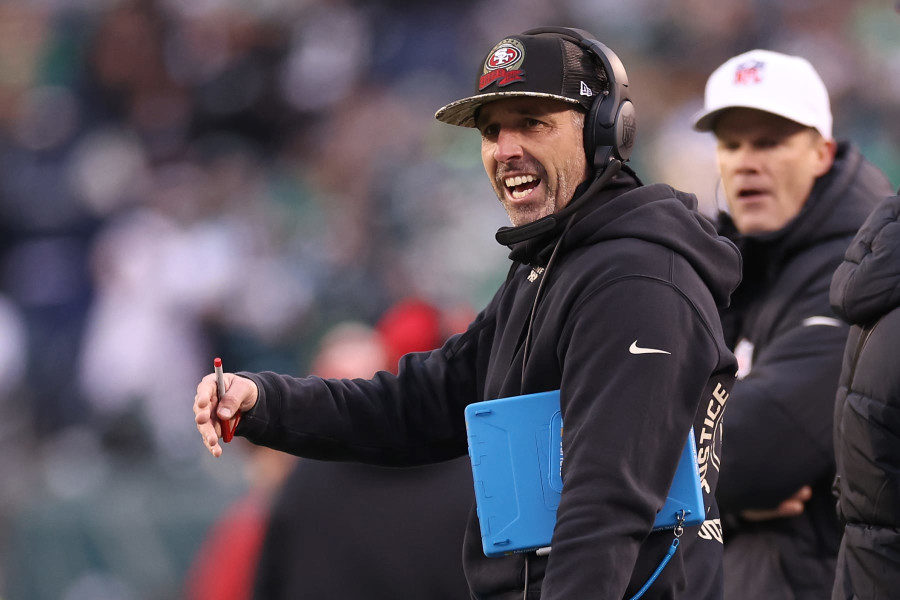 San Francisco 49ers coach Kyle Shanahan upset with hat rules in NFL