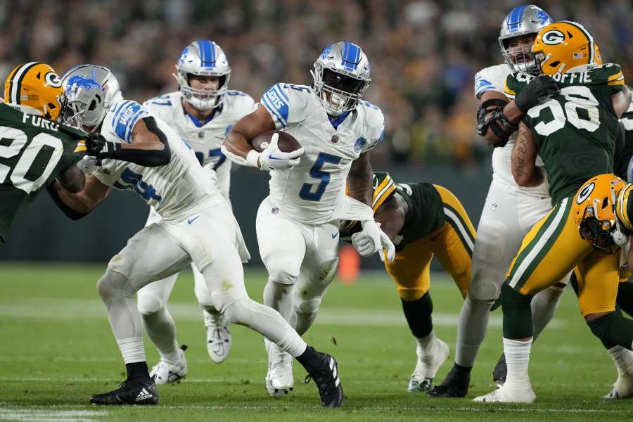 Detroit Lions 34-20 Green Bay Packers, NFL highlights