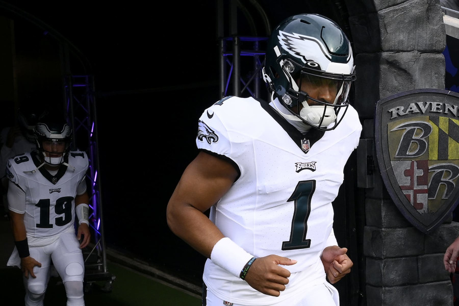 Eagles QB Jalen Hurts seeks trademark to use 'Rare-Air' on clothing line -  Philadelphia Business Journal