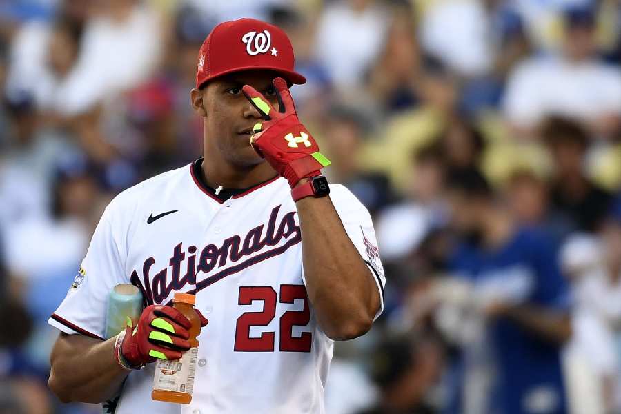 Washington Nationals on X: JUAN SOTO IS YOUR 2022 HOME RUN DERBY CHAMPION  #HRDerby // #NATITUDE  / X