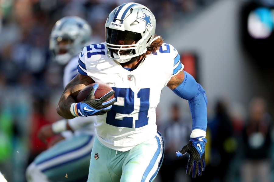 Dallas Cowboys running back Ezekiel Elliott during the NFC wild-card  News Photo - Getty Images