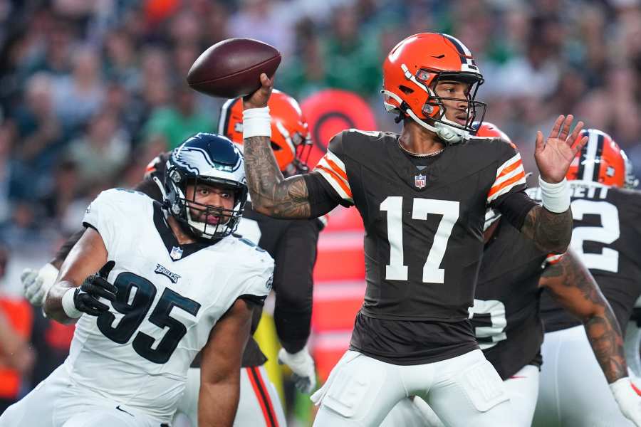 Browns QB Dorian Thompson-Robinson gets the start in week 2 of the  preseason against the Eagles 