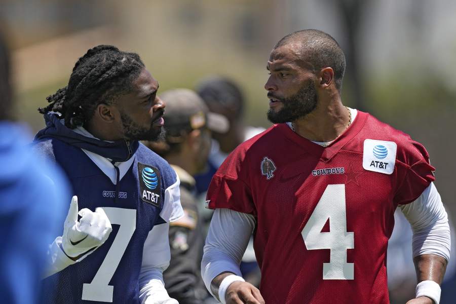 Stay out of (our) business': Cowboys' Trevon Diggs, Dak Prescott shrug off  trash talk