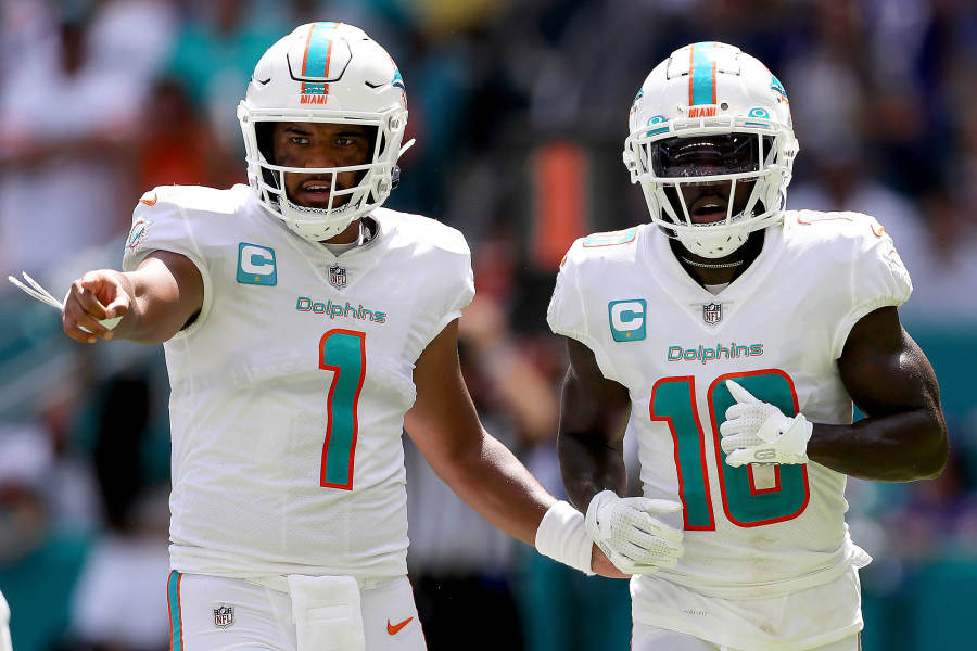 Madden 23 Player Ratings: Which Miami Dolphins players saw their Madden 23  ratings improve after 42-38 win ove buffalo bills dog jersey xxlr the  Baltimore Ravens