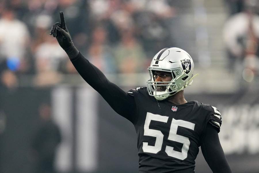 Las Vegas Raiders place All-Pro defensive end Chandler Jones on