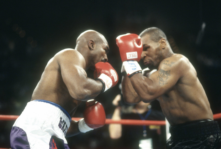 Evander Holyfield's Gloves From Tyson Ear Bite Fight Hit Auction Block