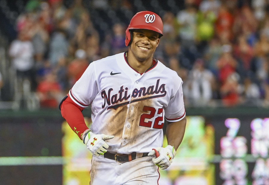 Juan Soto back in Washington, grateful for time with Nats - WTOP News