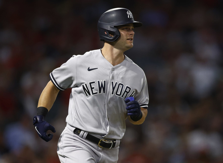 Yankees' trade-deadline prize Andrew Benintendi sidelined with