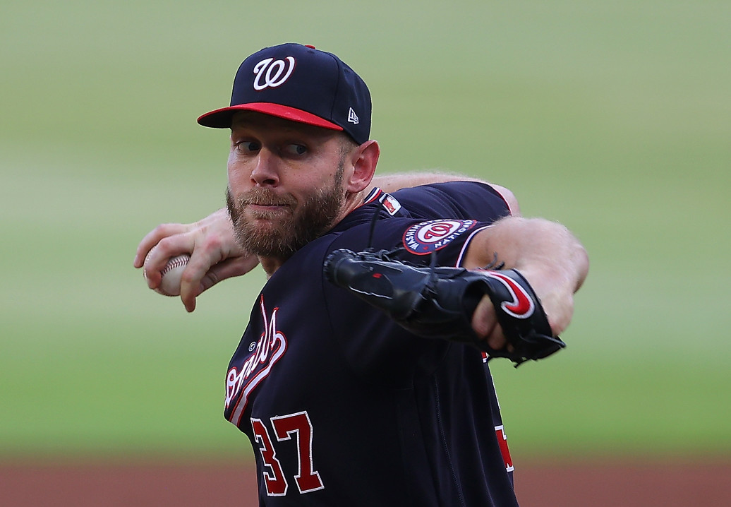 Nationals' Strasburg heading back to injured list after one start