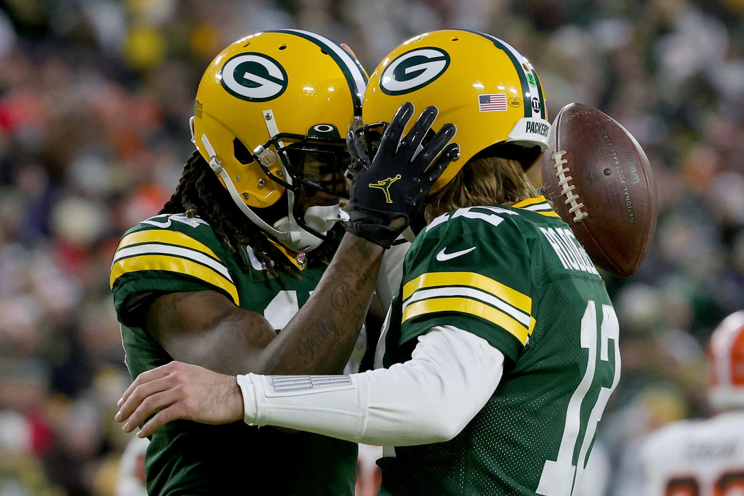 Packers' Aaron Rodgers Says Davante Adams to Raiders Trade 'Was a Little  Surprising', News, Scores, Highlights, Stats, and Rumors