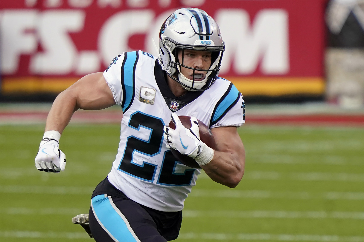 Social media reacts to Christian McCaffrey getting top running back rating  in Madden 22