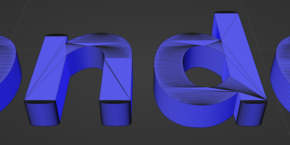 Default Blender Text Object