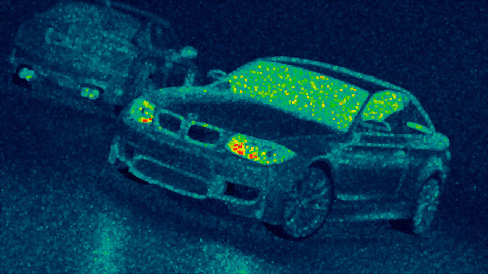 Sample distribution heatmap to reach a noise level of 0.002