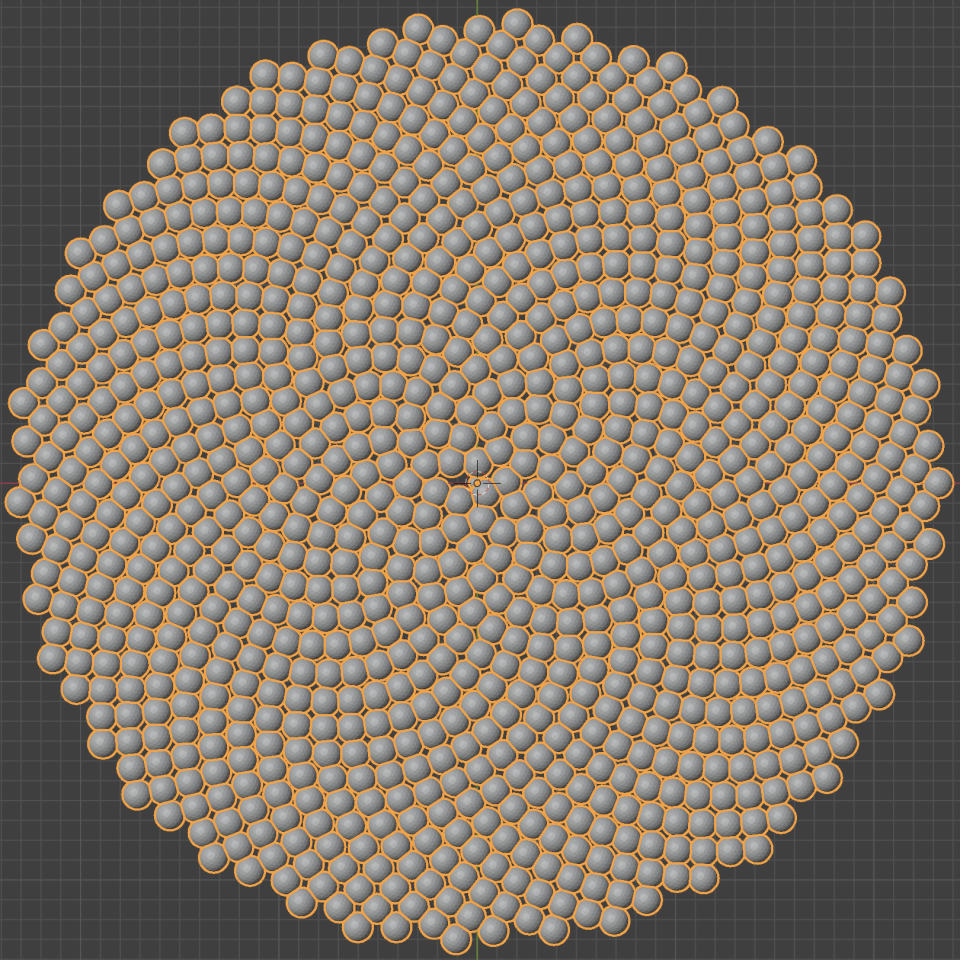 Properly spaced Fibonacci pattern