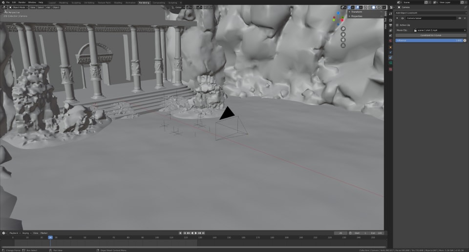 Modeling the environment in Blender